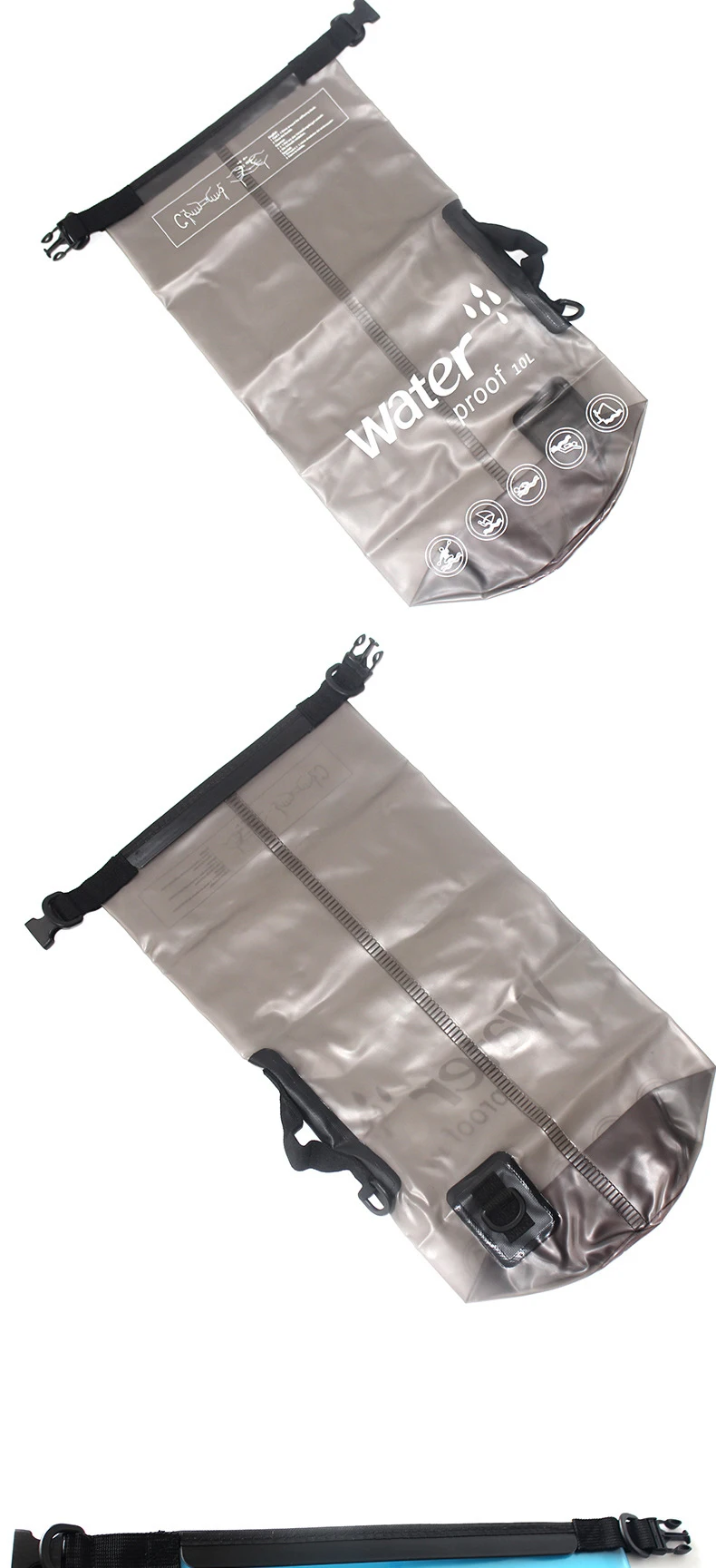10L 20L Водонепроницаемый Drift Дайвинг Плавательный мешок остающийся сухим под водой плечо поясная карманная сумка ПВХ Каякинг парусный спорт рюкзак
