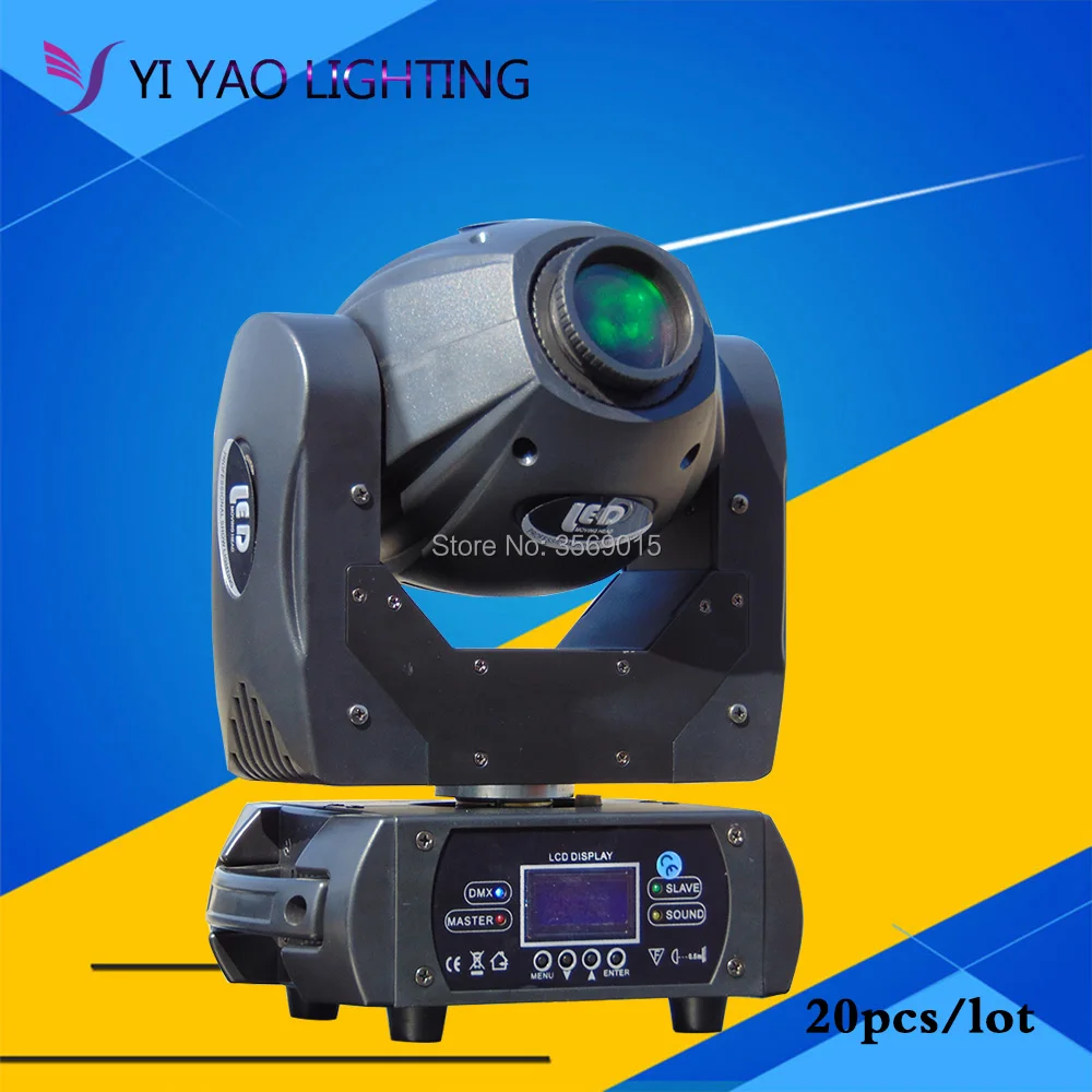 

20pcs/lot 60W Gobo LED Moving Head Light 3 Face Prism DMX Controller 10/12CH for Stage
