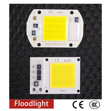 10PCS/LOT 50W 220V/110V 30W 20W 10W Smart IC No Driver LED COB CHIP Bulb Lamp For DIY Floodlight Spotlight