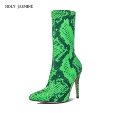 2019 Floral Sexy Stiletto Sock Women Booties Stretch Boots women Celeb High Heels Ankle Boots Fashion Botas Mujer Shoes Women 2019 Floral Sexy Stiletto Sock Women Booties Stretch Boots women Celeb High Heels Ankle Boots Fashion Botas Mujer Shoes Women