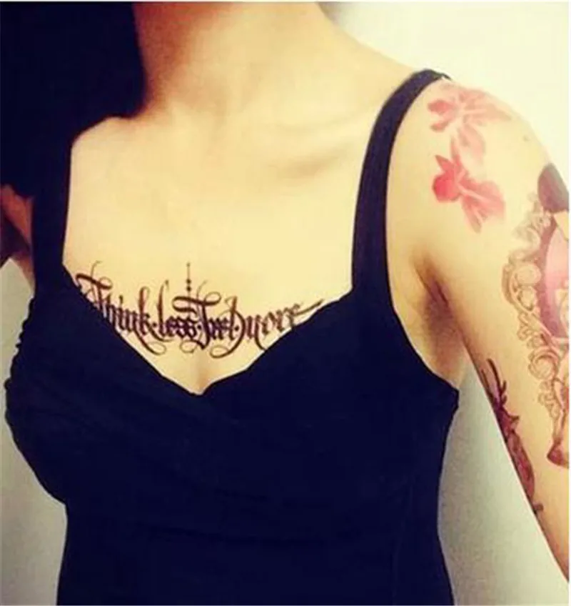 5 шт./лот водонепроницаемая Временная тату наклейка крутая татуировка в стиле