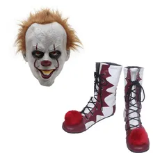 Стивен Кинг это клоун Pennywise обувь и маски маскарадные костюмы для взрослых мужчин и женщин ботинки Шлем Хэллоуин вечерние реквизиты по индивидуальному заказу