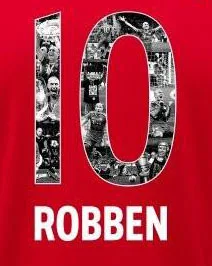Специальное предложение для Robben Nameset Ribery Nameset Флокирование печать футбольная нашивка значок