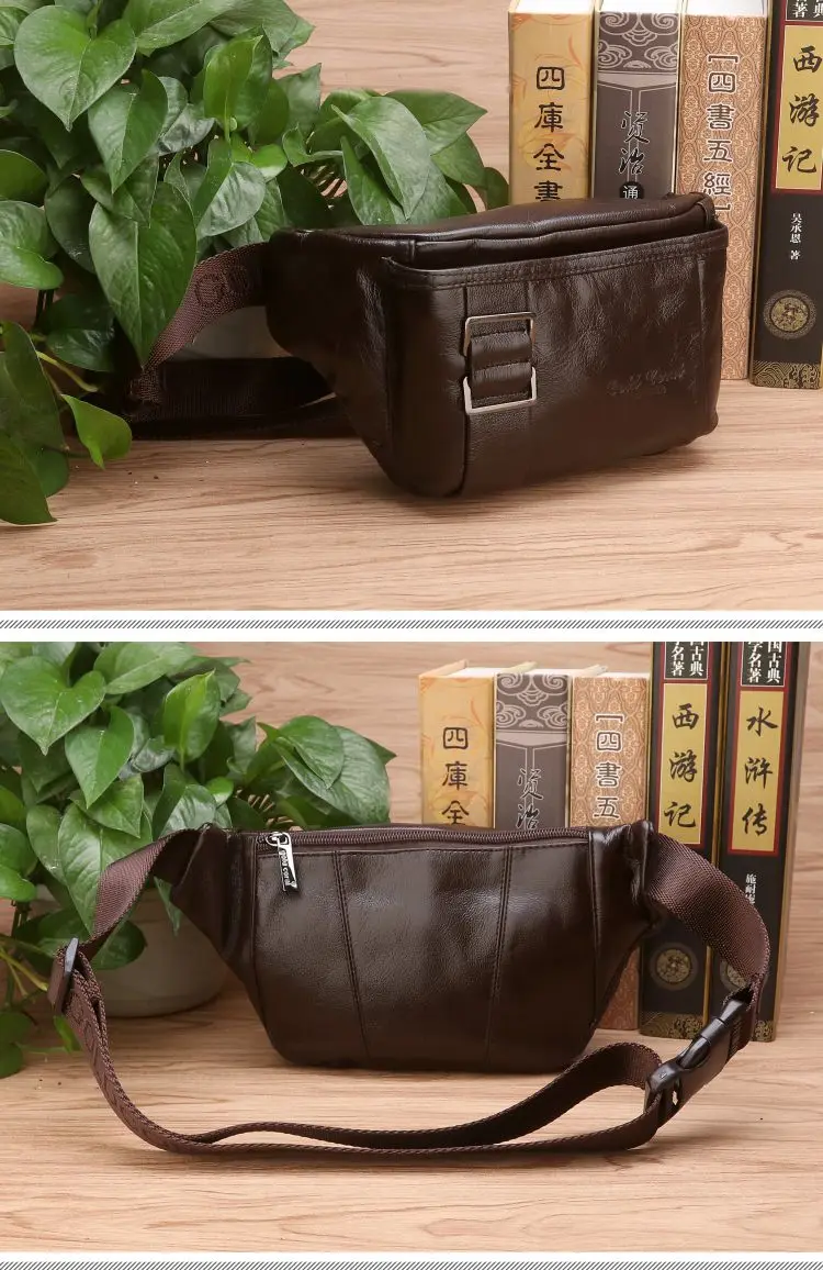 Натуральная кожа Многофункциональный поясная барсетка Для мужчин с талии сумки из натуральной кожи поясная сумка телефон поясную сумки