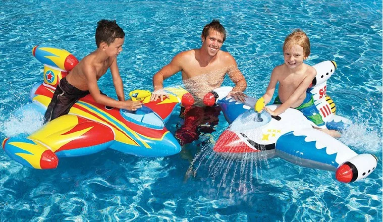 

Children's inflatable swimming toys fighter mounts mounts