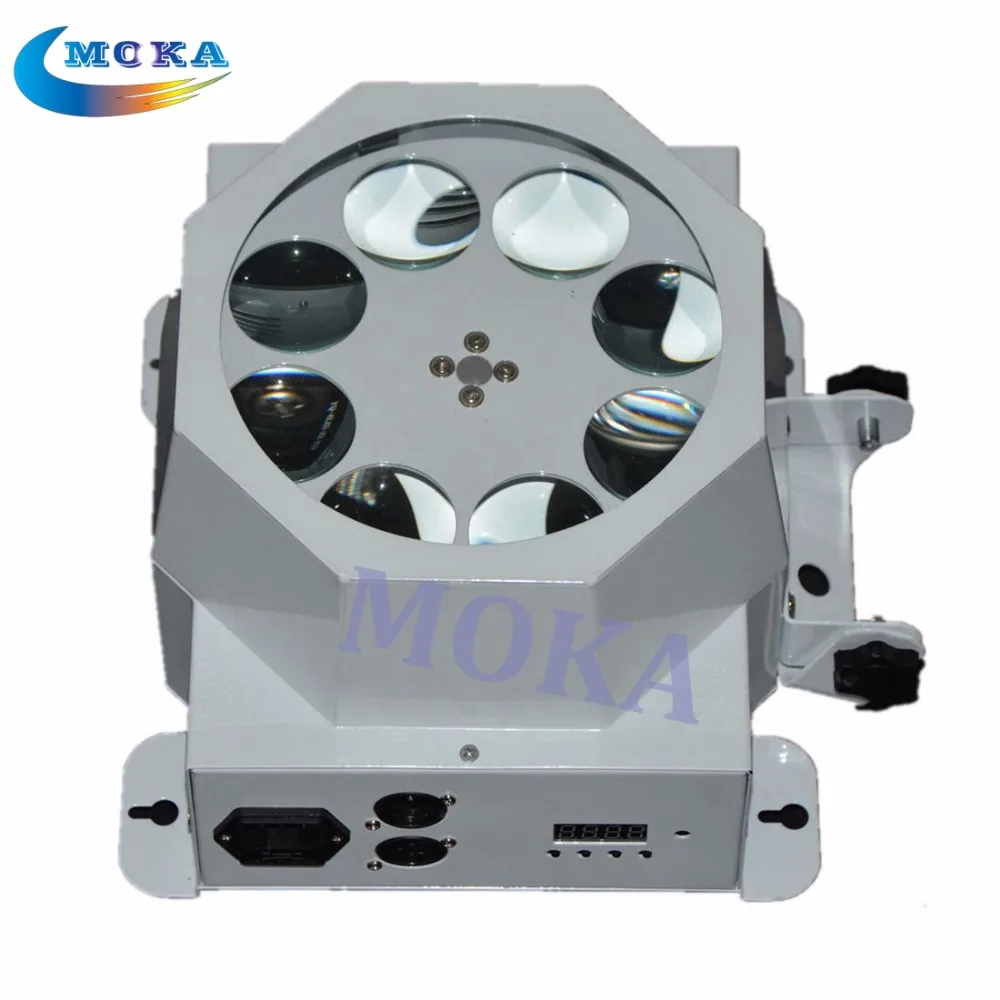 

4pcs/lot 8 Pattern LED Effect Light RGBW cree lamp 8 eyes led effect light DMX 7CH 90V-240V