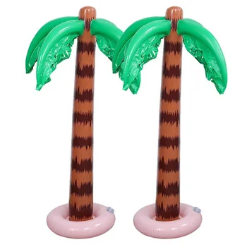 

Hot 90cm Inflatable Blow Up Hawaiian Tropical Palm Tree Beach Pool Party Decor Toy Supplies MDD88
