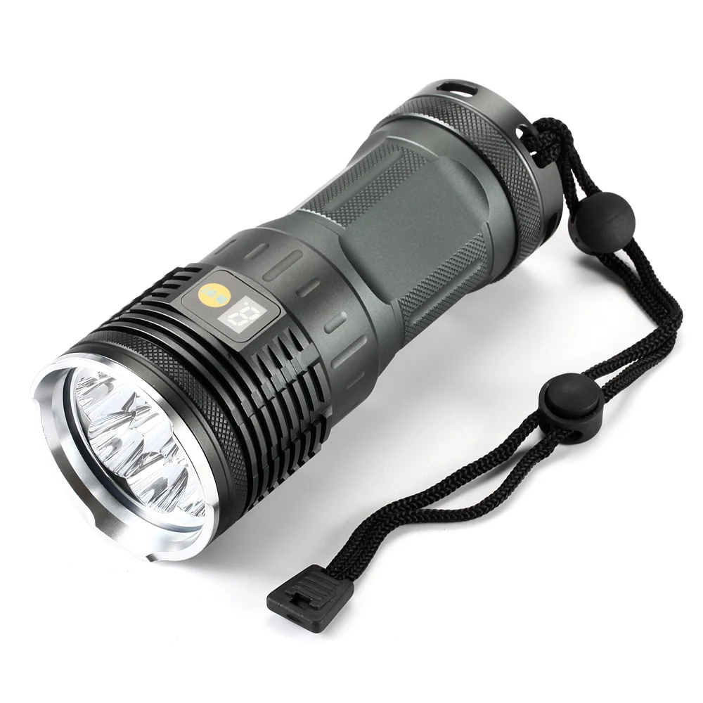  new Powerful 8 x XML L3 High lumens Waterproof led flashlight 4x18650 battery Camping Hunting LED t - 32771811983