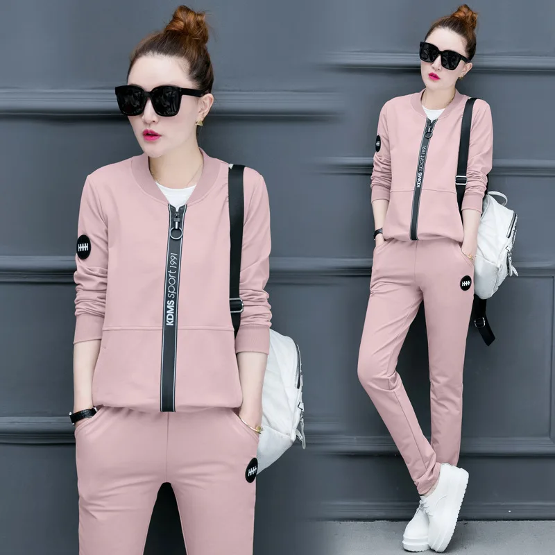 Casual 3 Piece Set Tracksuit Women Clothes 2018 Autumn Ladies Plus size Sweat Suits pants set High quality fashion women's suit Casual 3 Piece Set Tracksuit Women Clothes 2018 Autumn Ladies Plus size Sweat Suits pants set High quality fashion women's suit