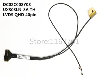 

New org Laptop/Notebook LCD/LED/LVDS Screen Video&Audio flex Cable for Asus UX303 UX303LN-8A TH LVDS QHD DC02C008Y0S 40pin Touch