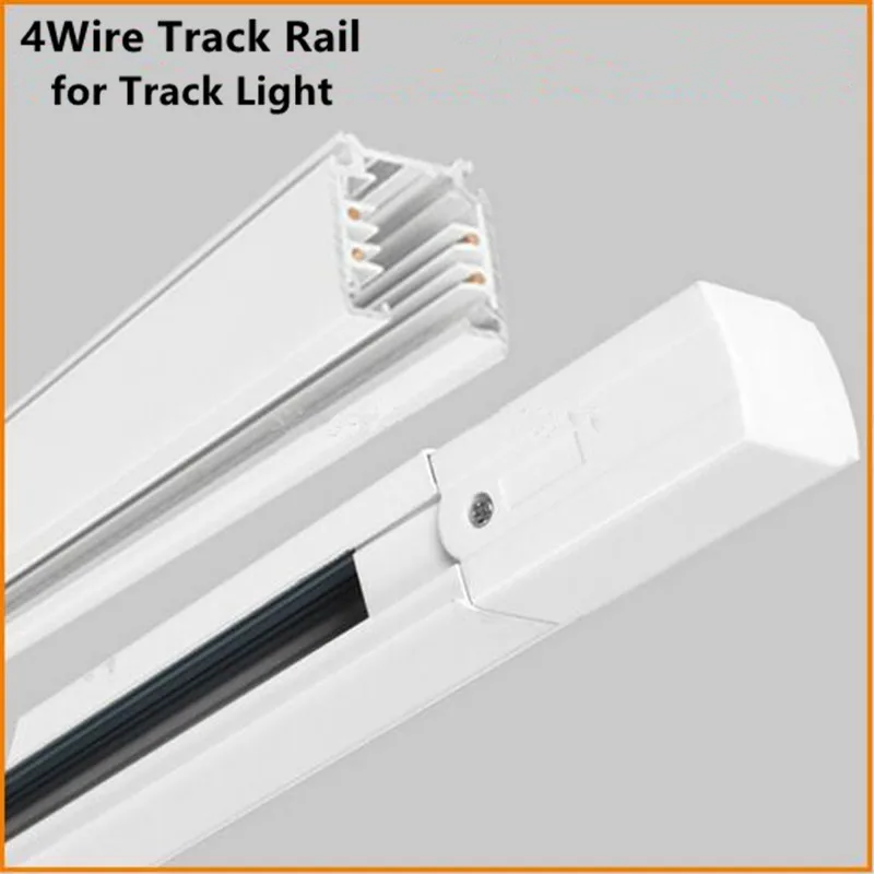 Us 200 2 9 Off High Quality 3 Phase Circuit 4 Wire Track Rail Led Light Lighting System Universal Rails Lamp 1m In Us 200 2 9 Off High Quality 3 Phase Circuit 4 Wire Track Rail Led Light Lighting System Universal Rails Lamp 1m In