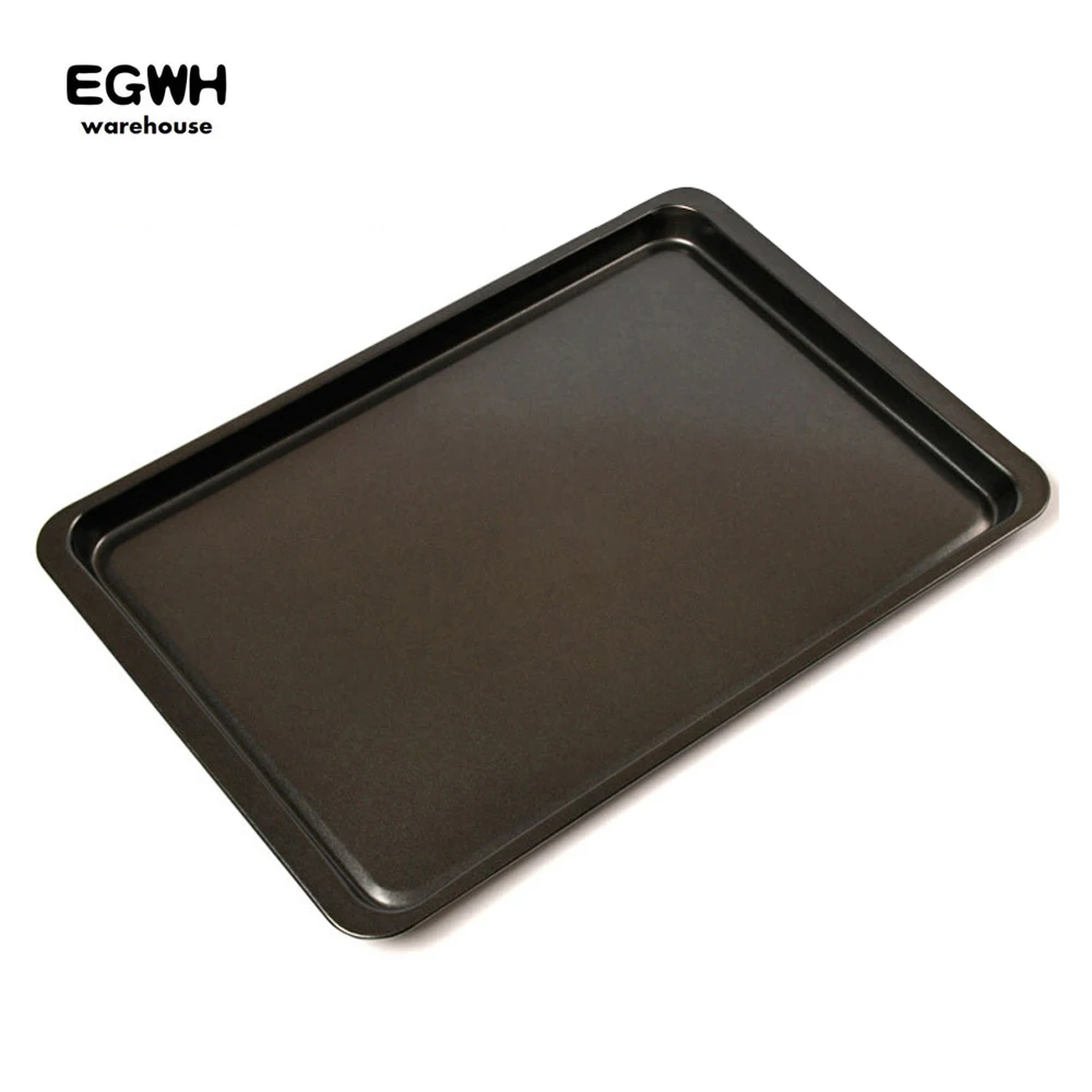 14.5inch Rectangle Non stick Cake Pan Cookies Baking Pan Flat Bottom