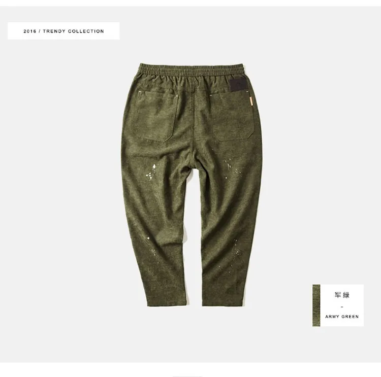 Aolamegs Mens Casual Pants Japanese-style Loose Harem Pants Collapse Pants 2016 Autumn Top Quality Pencil Sweatpants M L XL (26)
