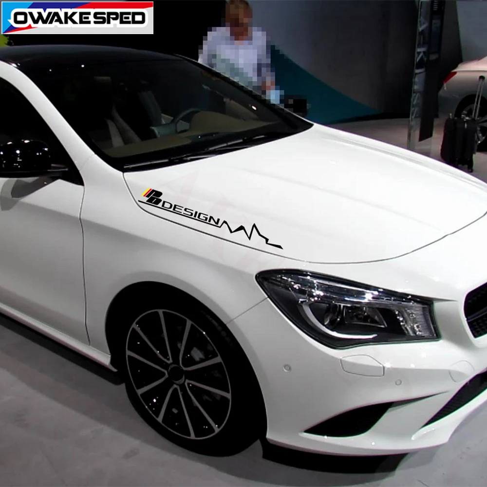 Дизайн капот Наклейки Автомобиля Крышка двигателя наклейки для Mercedes-Benz AMG A/B/C/E класс GLA CLA GLE W203 W204 W211 W213 W214