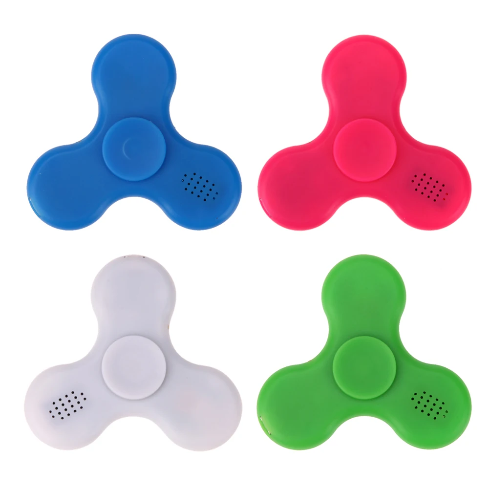 

LED Light Fidget Spinner Rechargeable, USB Access Port, Bluetooth Speaker, Hand Spinner For Kids Anxiety Stress Relief