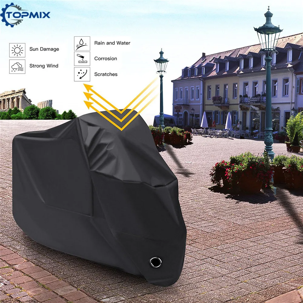 MCH-OXF2D-BLA Motorcycle Cover 5