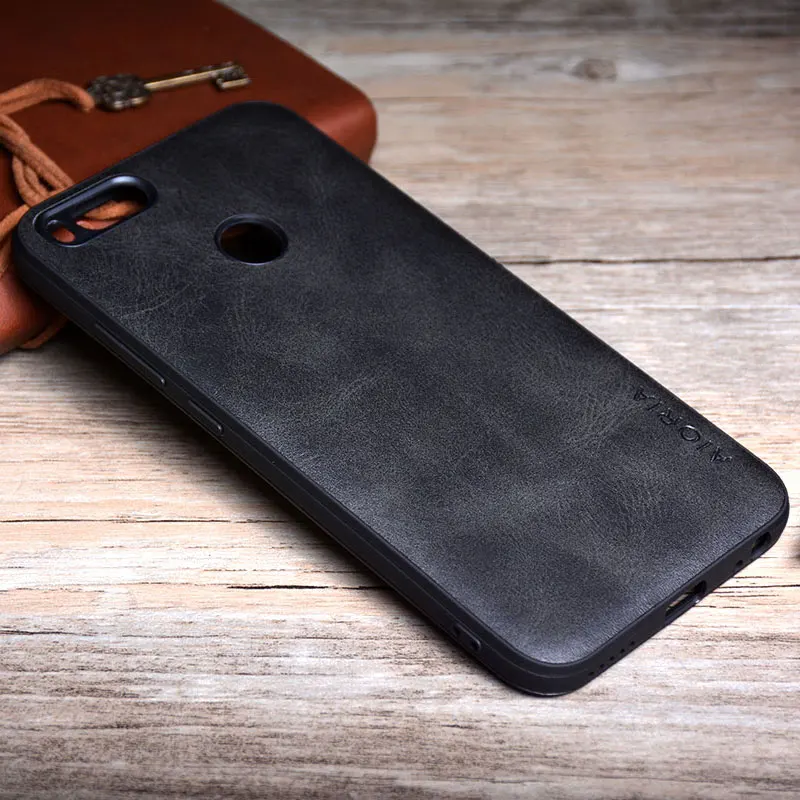 Чехол для xiaomi mi 5x a1 роскошный Винтажный чехол из искусственной кожи с ПК Жесткий