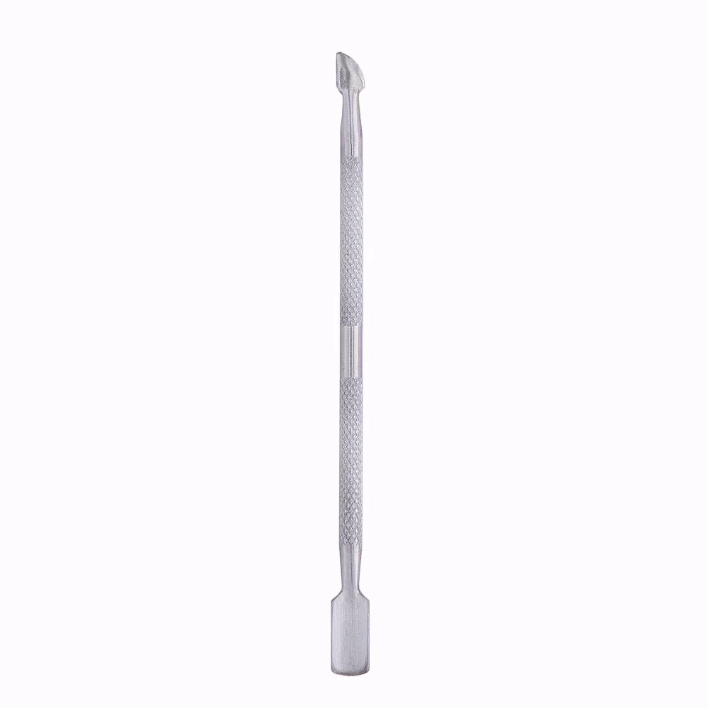 

ROSALIND 1PCS Nail Art tools Stainless Steel Cuticle Pusher Essential Cuticle 2 Way Spoon Pusher Pedicure Manicure Care Cleaner