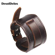2019 Cowboy Style Bracelet Black/brown Strap Double Wide Wrap Leather Bracelet Buckle Wristband Men Cuff Bracelets Punk Jewelry 2019 Cowboy Style Bracelet Black/brown Strap Double Wide Wrap Leather Bracelet Buckle Wristband Men Cuff Bracelets Punk Jewelry