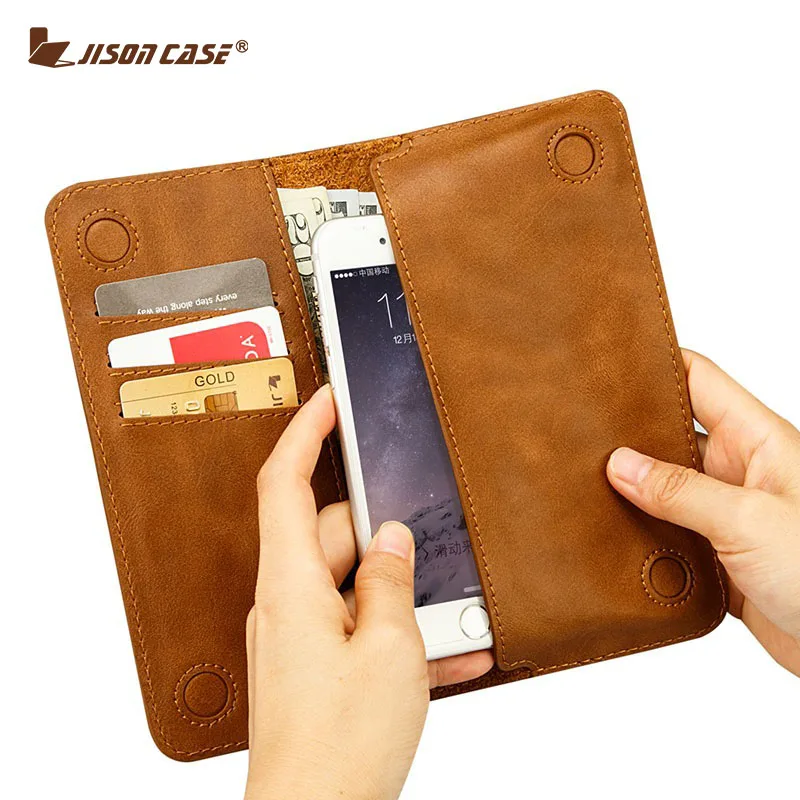 Jisoncaseケースiphone用6 6 S 4 7 財布ポーチfundasためiphone 6プラス6 Sプラス5 5 Puレザーでカードスロット高級ケース Case For Iphone Case For Iphone 6case Plus Aliexpress