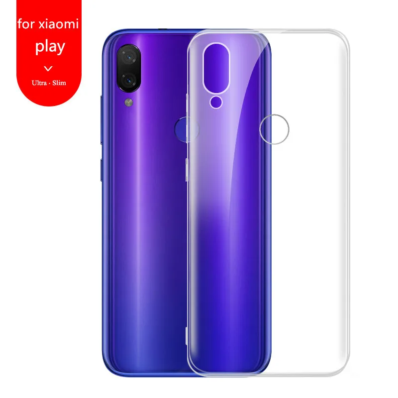 

for xiaomi play case Soft Shell Material for High Transmittance Ultra-Thin TPU Protective Shell for xiaomi Play Mobile Shell