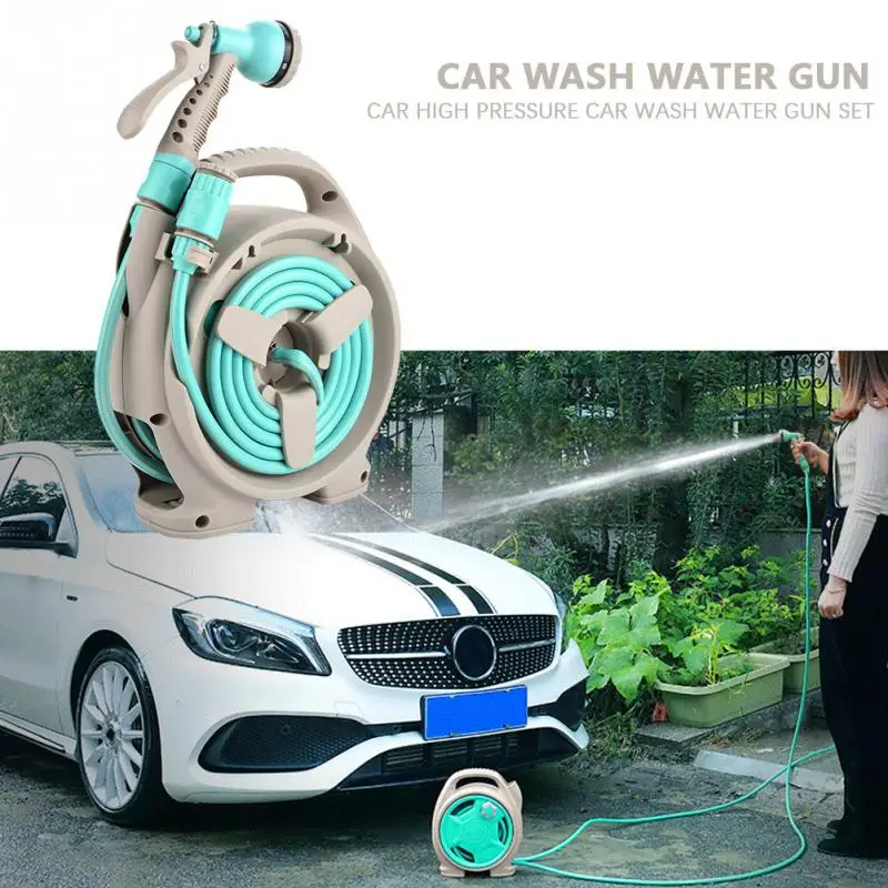 High Pressure Car Wash Water Spray Gun Car Clean Wash Kit W Water Pipe