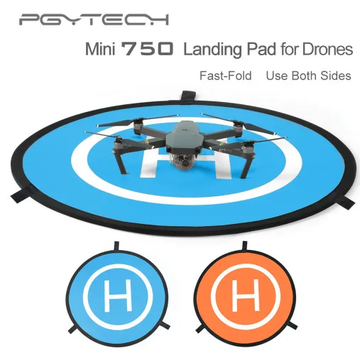 Promo YEO 75cm mini Fast-fold landing pad launch pad DJI Mavic 1 2/ Spark phantom 4 inspire 1 RC Drone Quadcopter Helicopter Accessories 