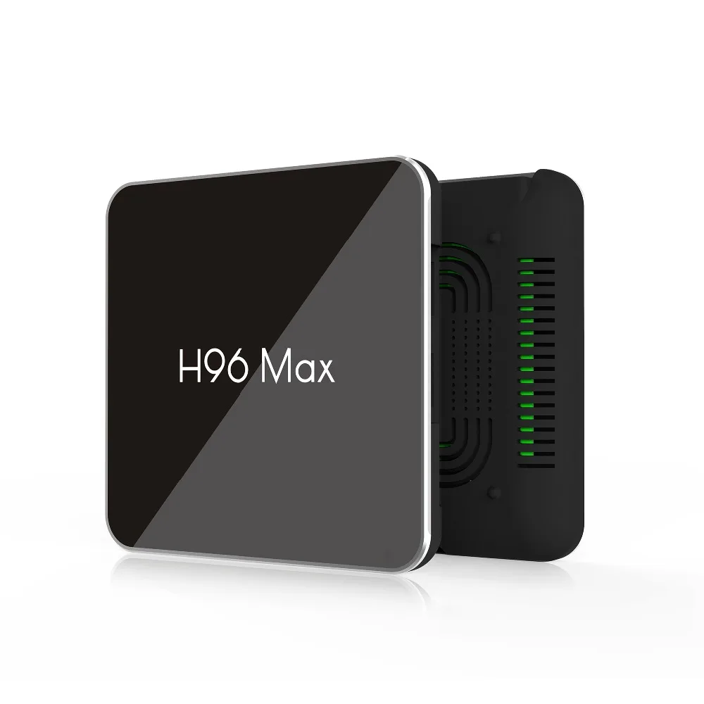 H96 Max X2 Смарт ТВ BOX Android 8 1 2 4G Wi Fi 5 ГГц 100 M LAN 4 K Bluetooth ядра Гб DDR4 16 H.265 GooglePlay Media