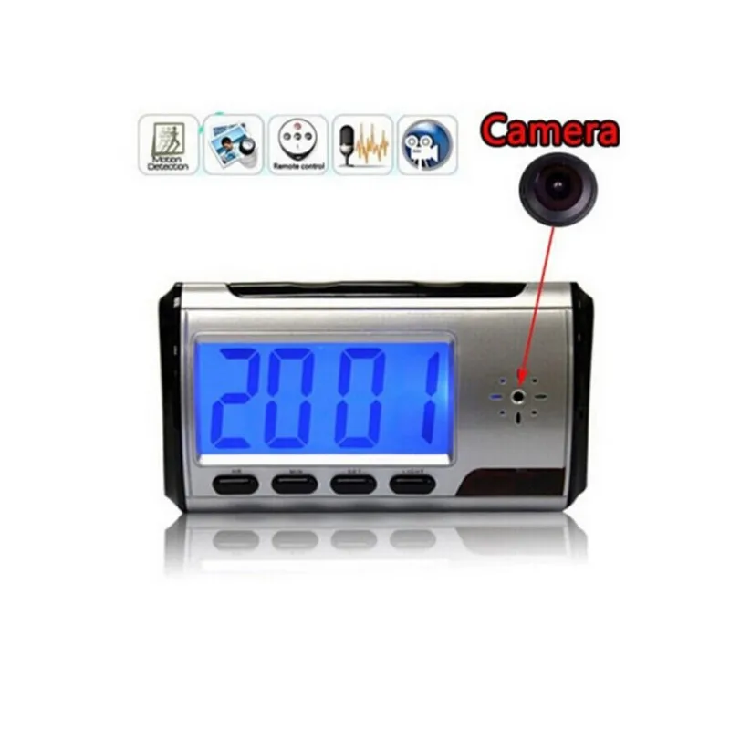

EDAL Mini Camera Clock Alarm 640X480 Dowmland Vedio Wifi Cam IP Mini DV DVR Camcorder