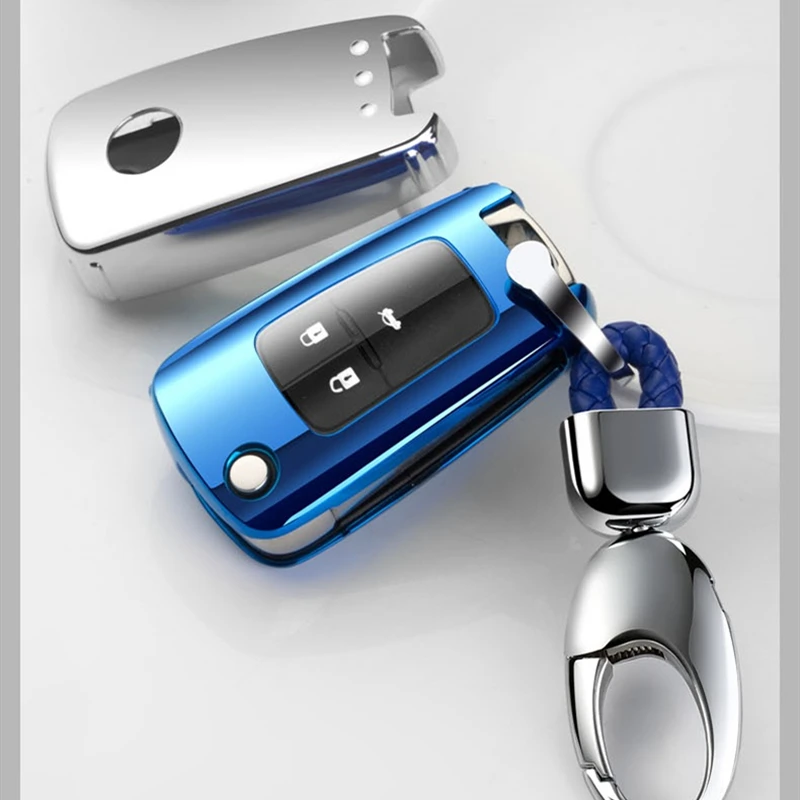 

Soft TPU car key cover case shell fob for For Chevrolet Cruze Aveo TRAX Opel Astra Corsa Meriva Zafira Antara Mokka Insignia