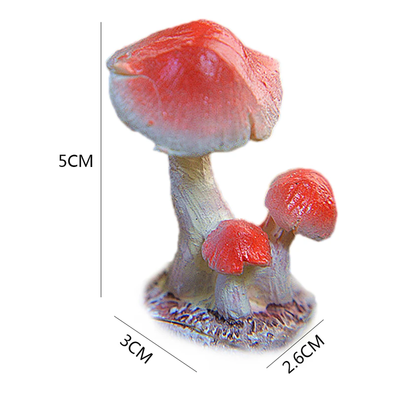 Мини Смолы Сад горшке грибы микро пейзаж Карликовые деревья завод садоводство сад аксессуар украшения ставки Craft