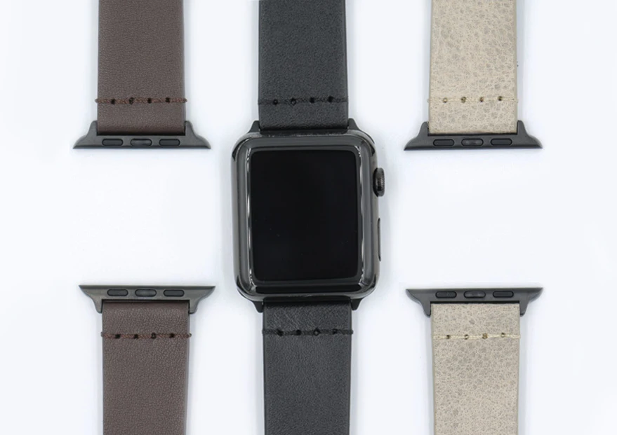 Ремешок URVOI для apple watch series 5 4 3 из мягкой телячьей кожи iwatch удобный классический
