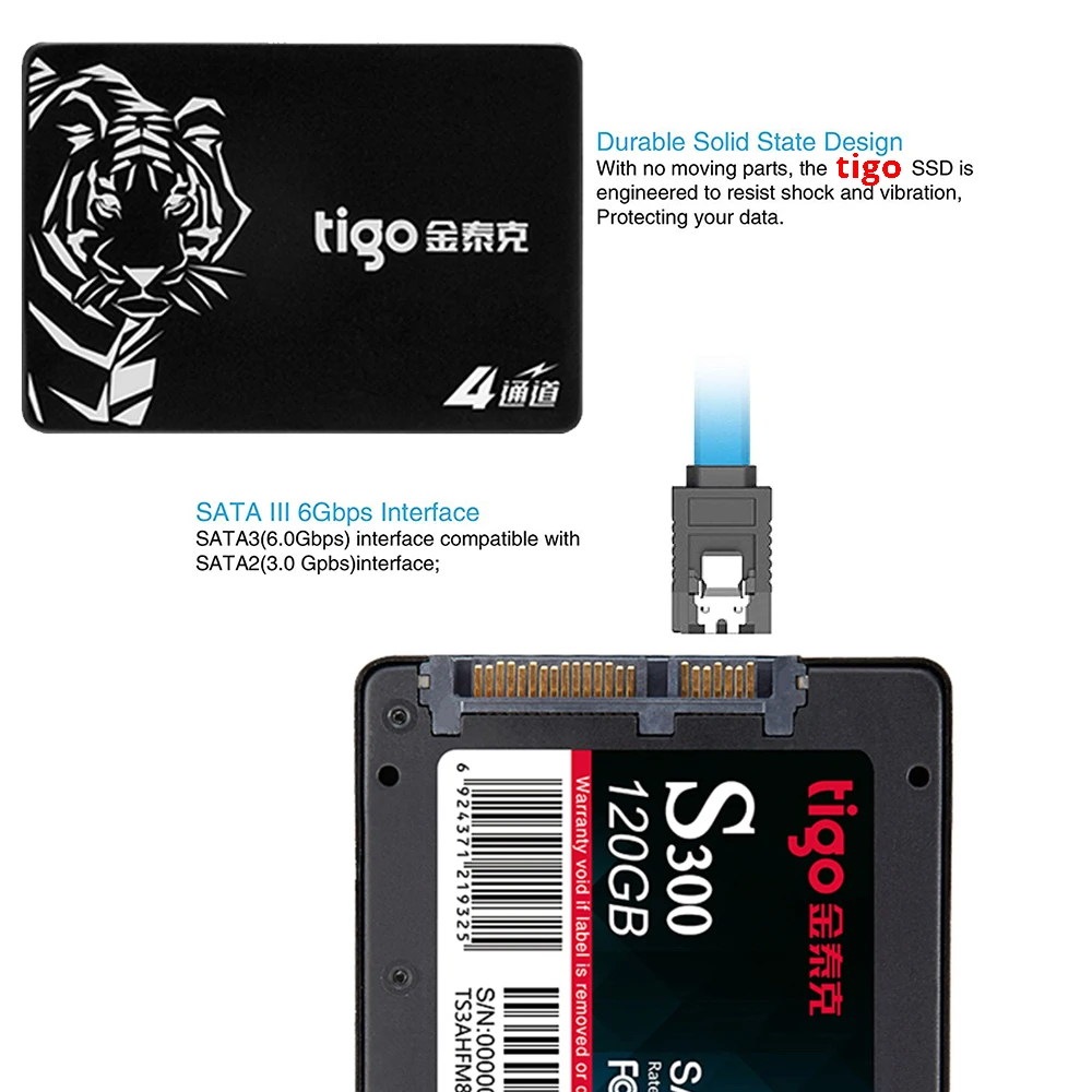 Tigo ssd жесткий диск 2.5 1tb 120GB 480GB 1 тб ссд SATA3 240 гб внутренний жесткий диск твердотельный накопитель HD для настольных портативных ПК