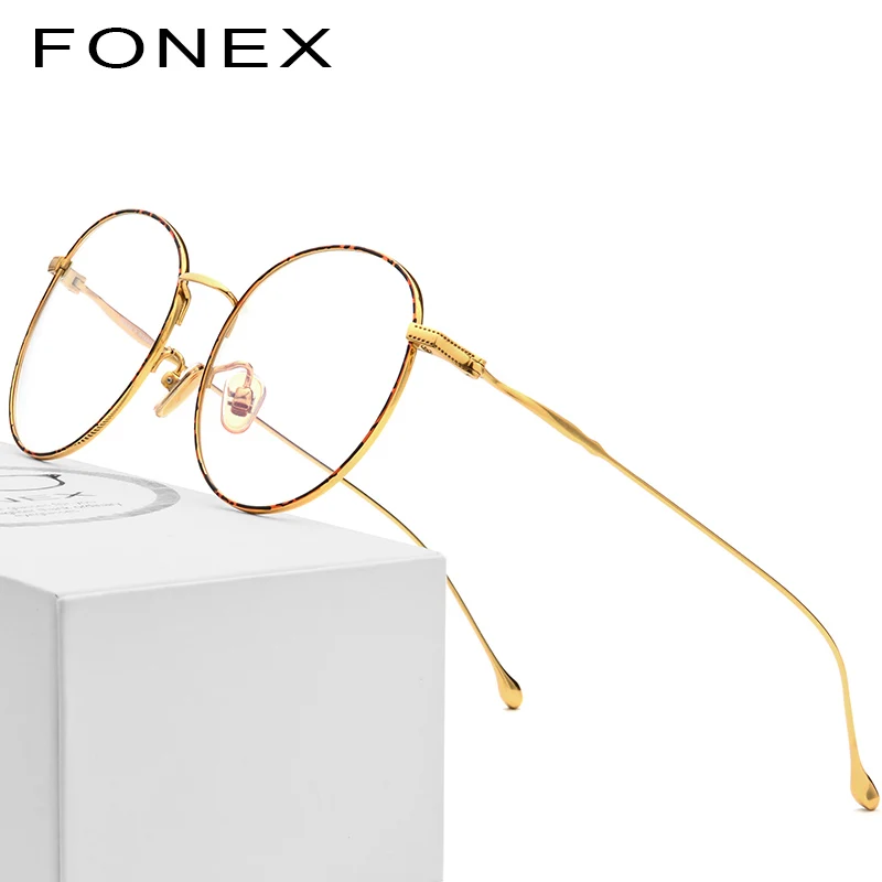 

Pure B Titanium Glasses Frame Women 2018 Ultralight Prescription Eyeglasses Men Round Spectacles Myopia Optical Frames Eyewear