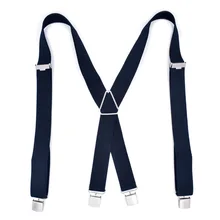 Бренд взрослый 4 клип мужской ремень X-type Железный треугольник сильный зажим ремень эластичные регулируемые модные подтяжки ремень