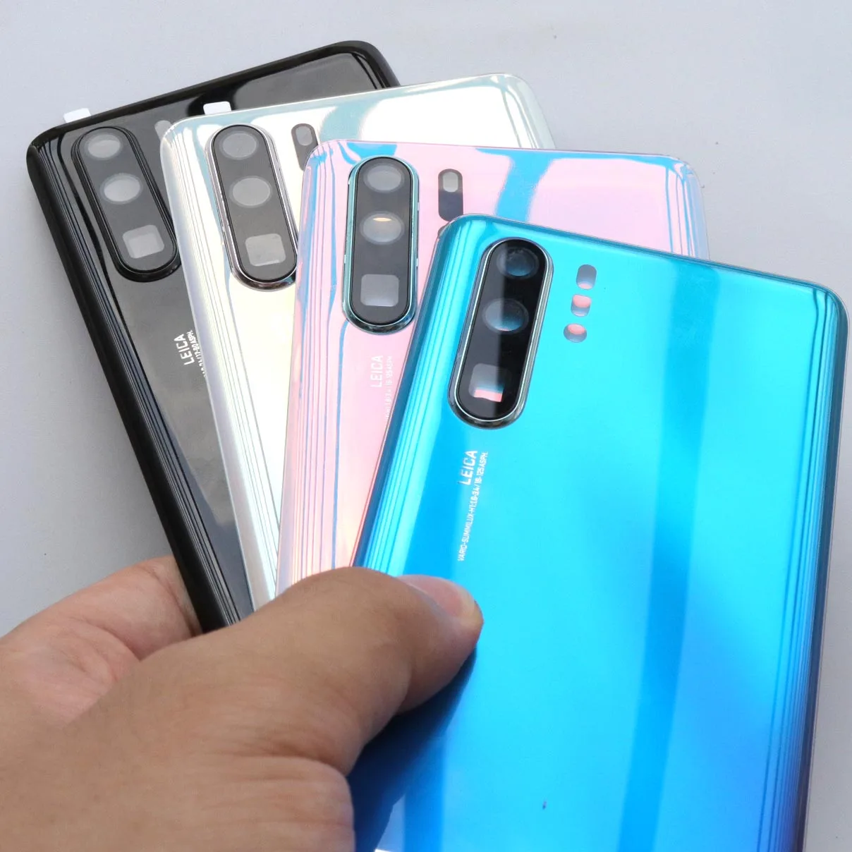 Для huawei P30 Pro P30pro Задняя стеклянная крышка корпус батарея задняя дверь запасные части+ клей+ камера Стекло объектив Запасные части