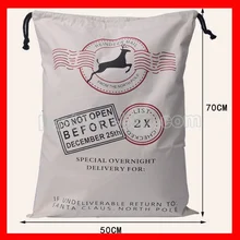 100 шт./лот) размер 50x70 см Санта рождественские мешки подарочная сумка