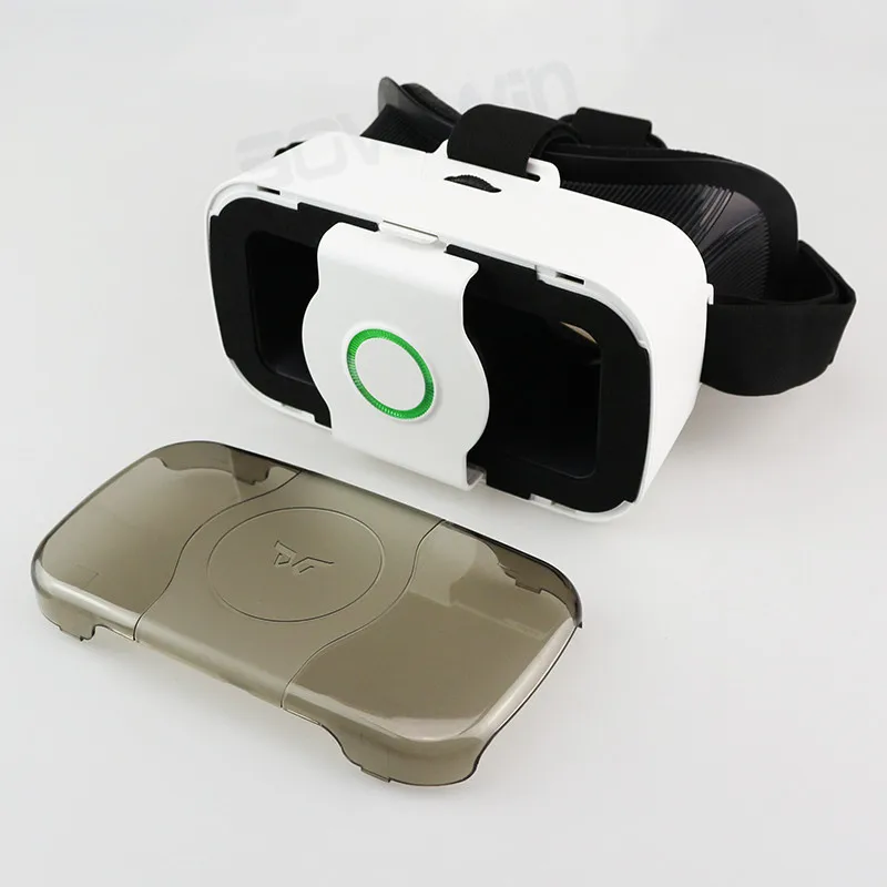 VR Shinecon 3,0 гарнитура 3D виртуальной реальности очки Google передняя крышка шлем коробка для 4,5-6 'мобильный телефон с Джойстик для игр в