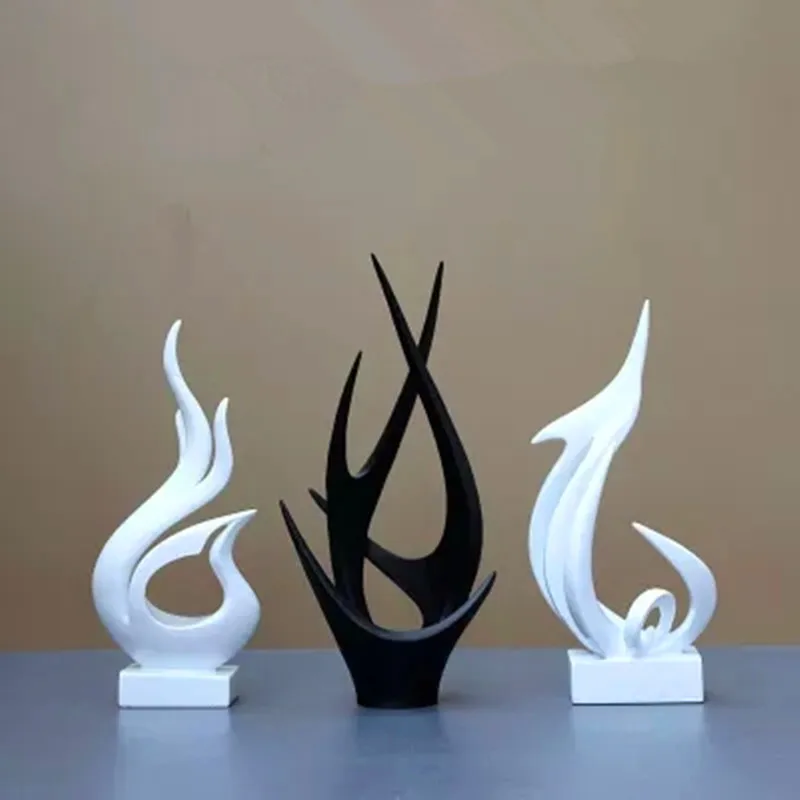 

European Style Abstraction Flame Dolphin Embrace Colophony Crafts Home Furnishing Articles G1768