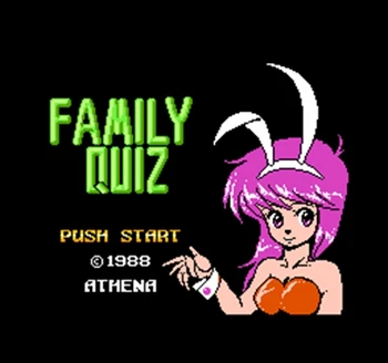 

Family Quiz Region Free 60 Pin 8Bit Game Card For Subor Game Players