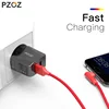 PZOZ Usb Charger Travel EU Plug 2a Fast Charging Adapter portable Dual Wall charger Mobile Phone cable For iphone Samsung xiaomi ► Photo 2/6