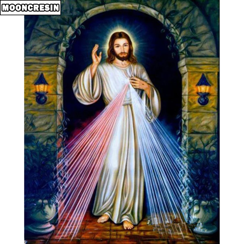 5D Diy Diamond Embroidery Religious Diamond Painting Cross Stitch Full