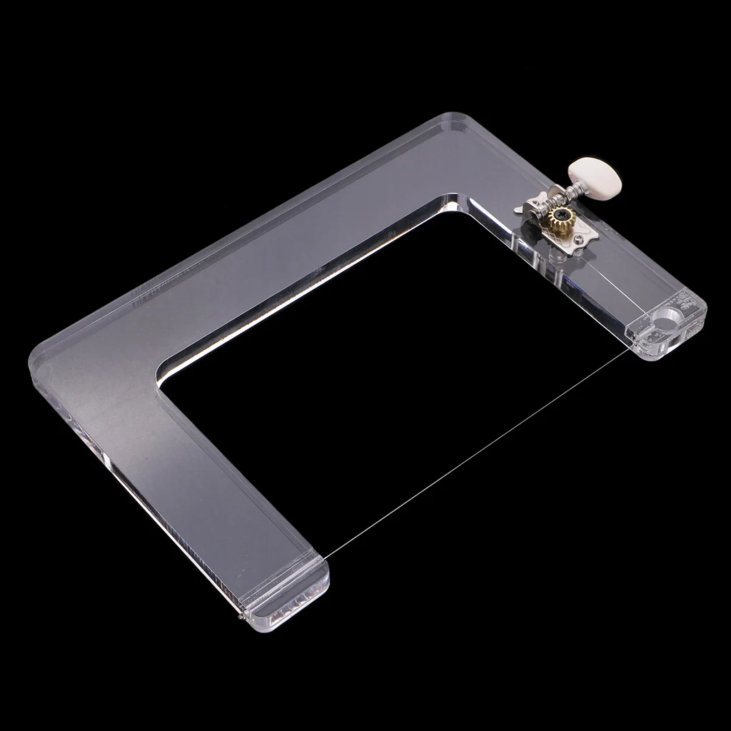 Multi-Functional Acrylic Soap Beveler/Planer with Soap Loaf Wire String Cutter Slicer Saw Handmade Soap Making Supplies Tool Kit