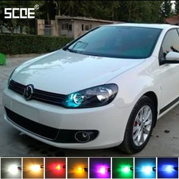 

SCOE 2X 12SMD LED Front Parking Light Front Side Marker Light Bulb Source For Volkswagen VW for Golf 5 6 City Plus 2000-2014