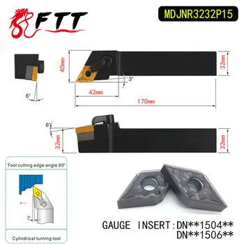 

MDJNR3232P15 93 Degree External Turning Lathe Bar Tool Holder For DNMG150404 DNMG150408 Used on CNC Lathe Machine