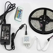 5 м 3528 Светодиодная лента 300 светодиодов гибкий водонепроницаемый свет+ 24key ИК пульт дистанционного управления+ трансформатор для украшения праздничной вечеринки