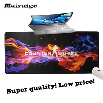 

Mairuige Logo Large Mouse Pad 900*400mm Speed Locking Edge Keyboards Mat Gaming Mousepad Desk Mat for Csgo DOTA2
