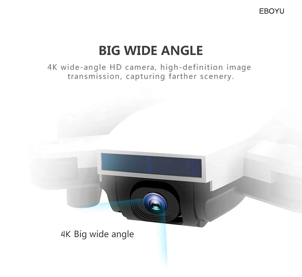 EBOYU SG700D RC Drone 4K/1080P Wide Angle WiFi FPV Camera Optical Flow Positioning Altitude Hold Gesture Control RC Quadcopter