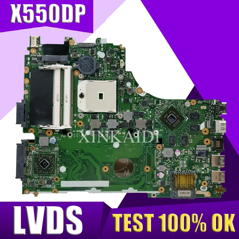 XinKaidi X550DP материнская плата REV2.0 LVDS ДЛЯ ASUS X750DP K550DP K550D X550D для ноутбука | Компьютеры и