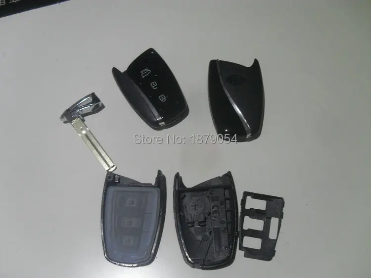 Hyundai New santafe remote key shell 3 buttons new ix45 gerui Equus (9).jpg